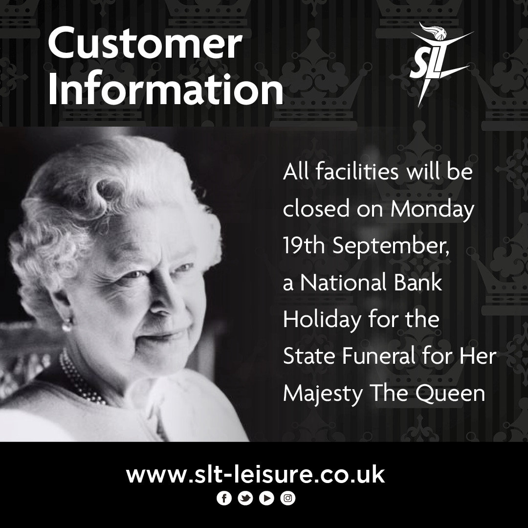 Monday 19th September Sandwell Leisure Trust