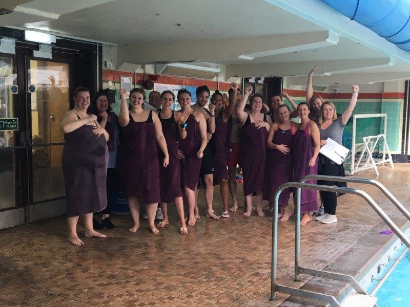 Annie Lennard Primary School Teachers Swim the Channel at Smethwick Swimming Centre Annie Lennard Primary School Teachers Swim the Channel at Smethwick Swimming Centre