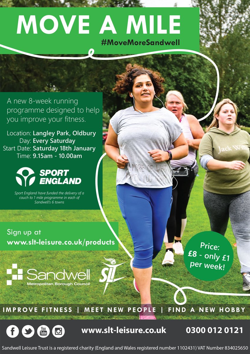 Move a Mile (Oldbury) Beginners 8 week running programe Move a Mile (Oldbury) Beginners 8 week running programe