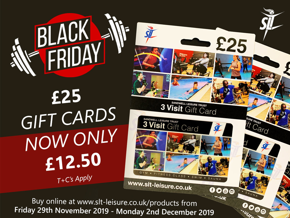 Black Friday Offer - Half Price 3-Visit Gift Card Black Friday Offer - Half Price 3-Visit Gift Card